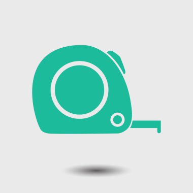  Mezura simgesi. Rulet inşaat erkek.