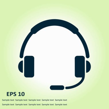 Destek, vektör çizim düz simgesi 