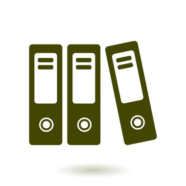 Evrak ve belgeler Office klasörler. Arşiv klasör simgesi. 