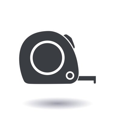  Mezura simgesi. Rulet inşaat erkek.