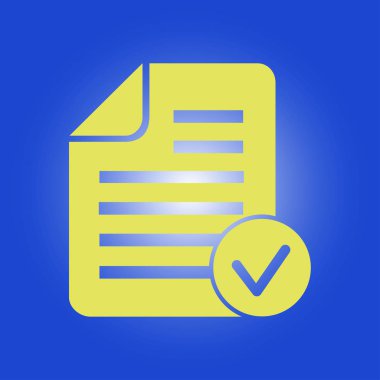 Ok simgesiyle belge.