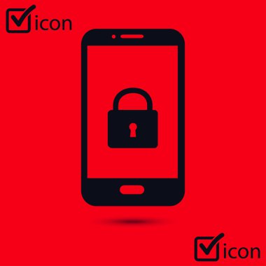 Internet güvenlik kavramı simgesi. Kimlik ve koruma simgesi.