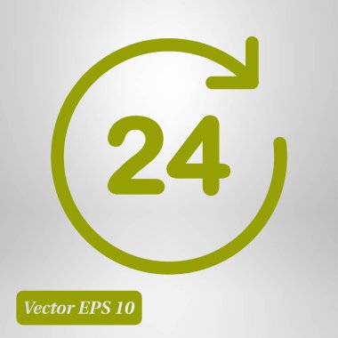 Saat saat etrafında bir gün simgesini açın..