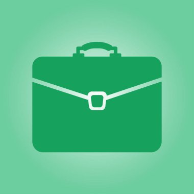 Evrak çantası ikonu, vektör illüstrasyonu. düz tasarım biçimi 