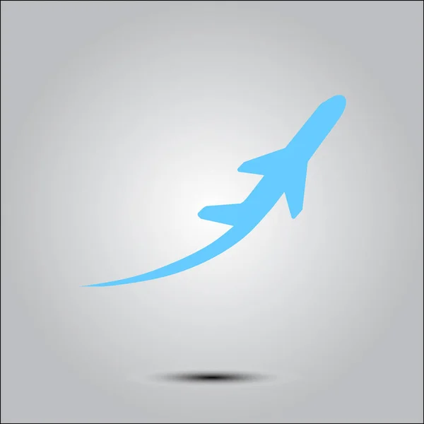 Letadlo Letenky Air Létat Cestování Startu Silueta Prvek Rovina Symbolu — Stockový vektor