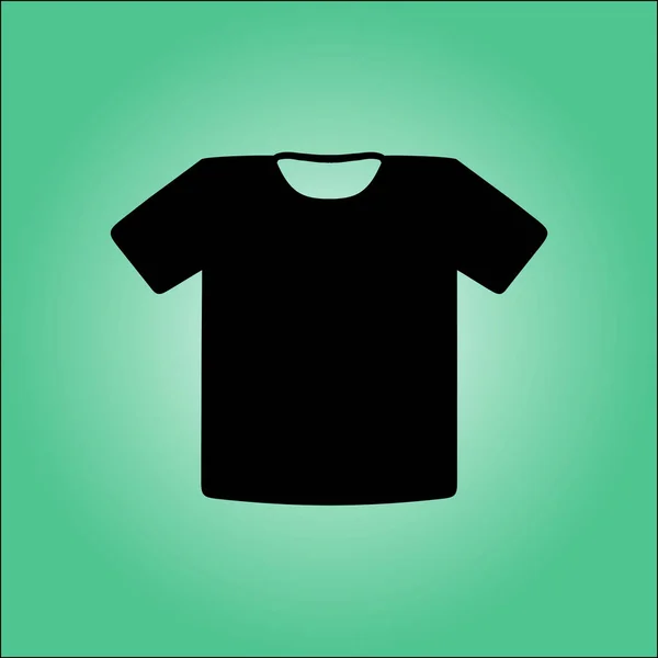 Ícone Sinal Shirt Símbolo Roupa Estilo Design Plano —  Vetores de Stock