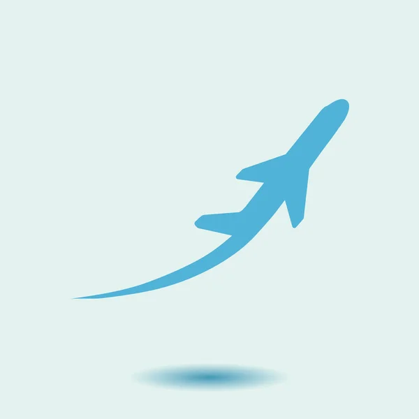 Uçak Uçuş Biletleri Hava Sinek Seyahat Kalkış Siluet Öğesi Uçak — Stok Vektör