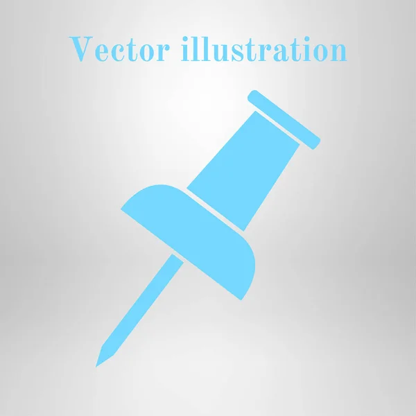 Push Pin Icon Vector Eps — Stock Vector