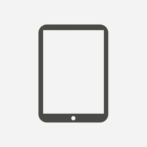 Ícone Tablet Digital Moderno Ícone Design Plano Vetor Eps — Vetor de Stock