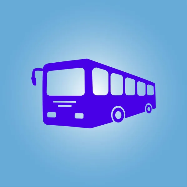 Buss Tecken Ikon Kollektivtrafik Symbol — Stock vektor