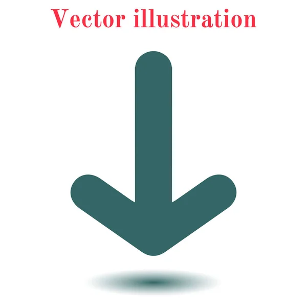 Nyíl Ikon Vektor Illusztráció — Stock Vector