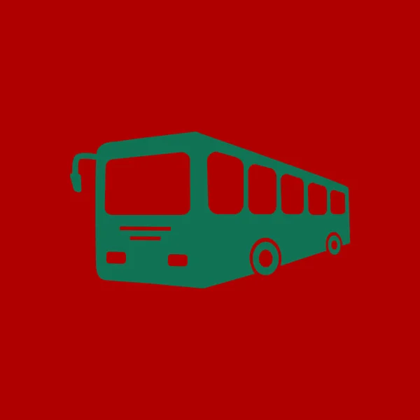 Ikona Znak Autobus Symbol Transport Publiczny — Wektor stockowy