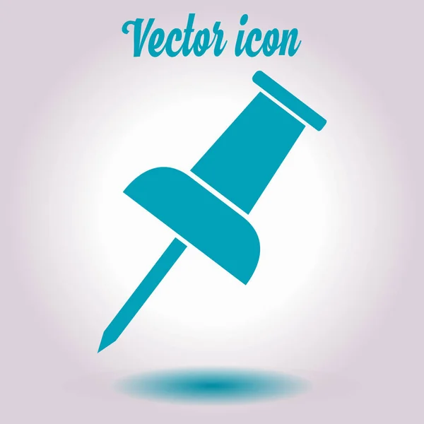 Pin Symbol Drücken Vektor Folge — Stockvektor