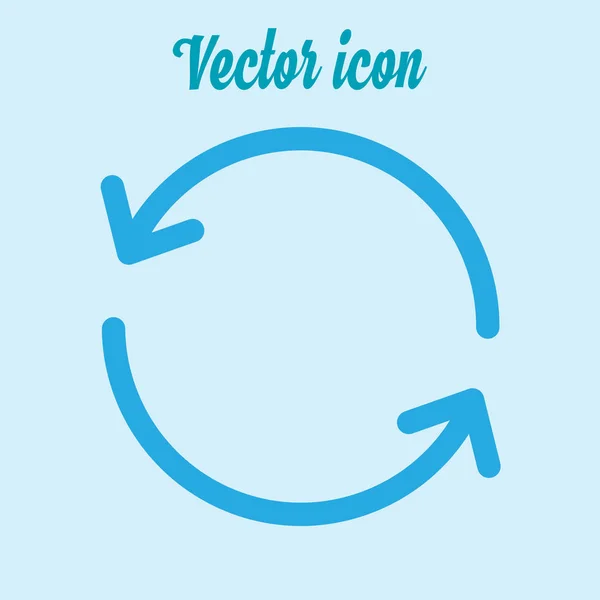 Icône Vectorielle Signe Flèche Ciirculaire — Image vectorielle