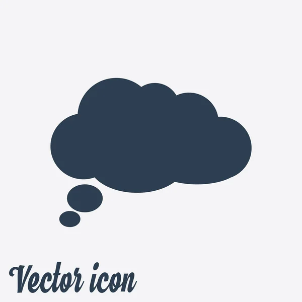 Чат Плоские Icon Vector Eps — стоковый вектор