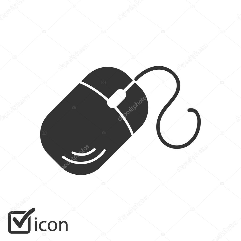 Computer mouse icon symbol.