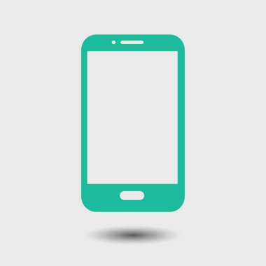 Smartphone kutsal kişilerin resmi, vektör çizim vektör çizim 