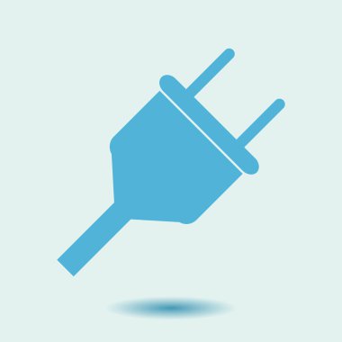 Vektör elektrik dolgu ağı düz simgesi.