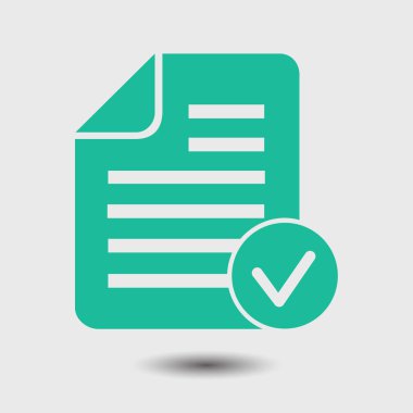 Ok simgesiyle belge.