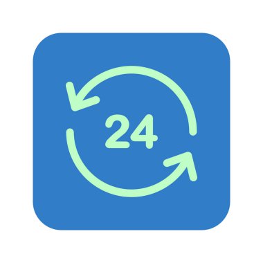 Saat saat etrafında bir gün simgesini açın..