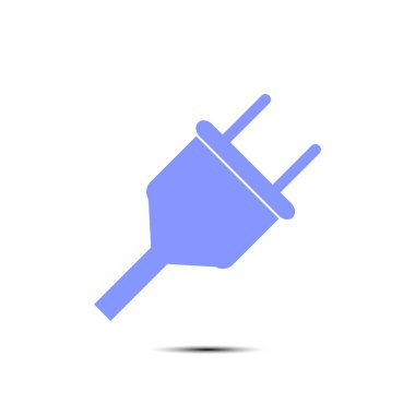 Vektör elektrik dolgu ağı düz simgesi.