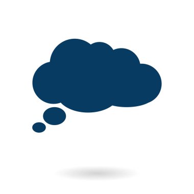 Düz Icon.Vector Eps 10 sohbet. 