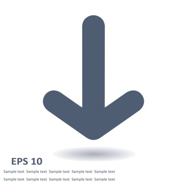 Ok simgesi. vektör illüstrasyonu