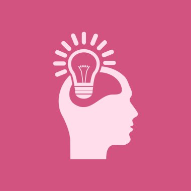 Yaratıcı fikirler ampul kavramı. Fikirler simgesi.