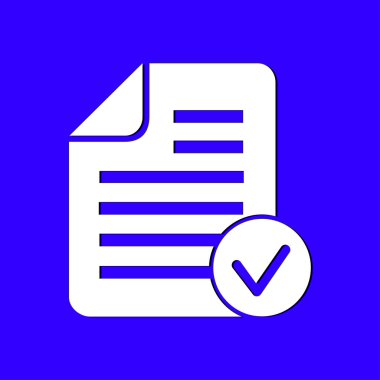 Ok simgesiyle belge.