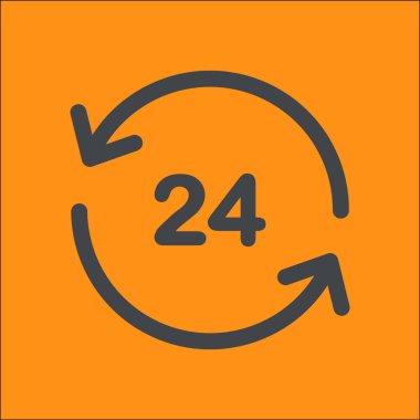 Saat saat etrafında bir gün simgesini açın..