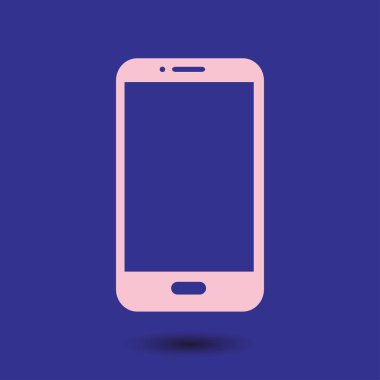 Smartphone kutsal kişilerin resmi, vektör çizim vektör çizim 