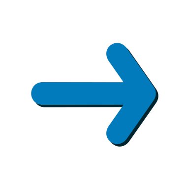 Ok simgesi. vektör illüstrasyonu