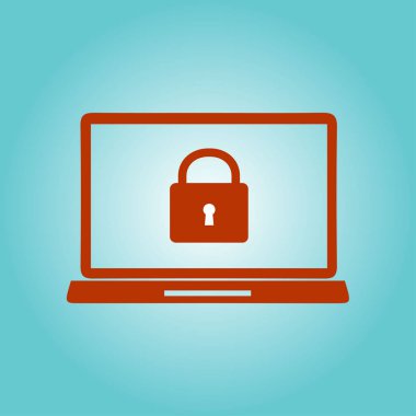 İnternet güvenliği konsepti ikonu. Tanımlama ve koruma simgesi.