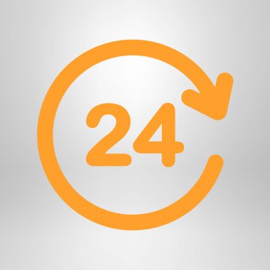 Saat saat etrafında bir gün simgesini açın..