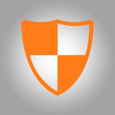 Kalkan kutsal kişilerin resmi. Koruma kavramı. 