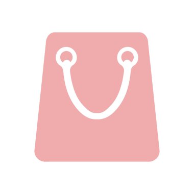 Alışveriş poşeti ikonu. vektör illüstrasyonu