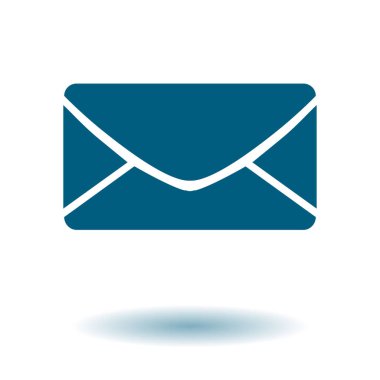 Düz simgesi mektup. Posta simgesini. 