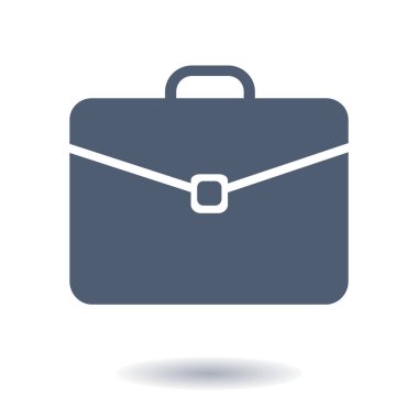 Evrak çantası ikonu, vektör illüstrasyonu. düz tasarım biçimi 