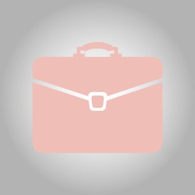 Evrak çantası ikonu, vektör illüstrasyonu. düz tasarım biçimi 