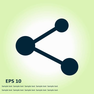 Pay işareti kutsal kişilerin resmi. Düz tasarım stili.