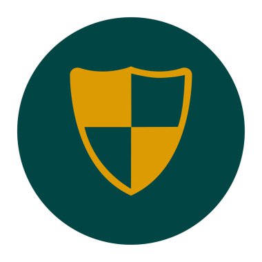 Kalkan kutsal kişilerin resmi. Koruma kavramı. 