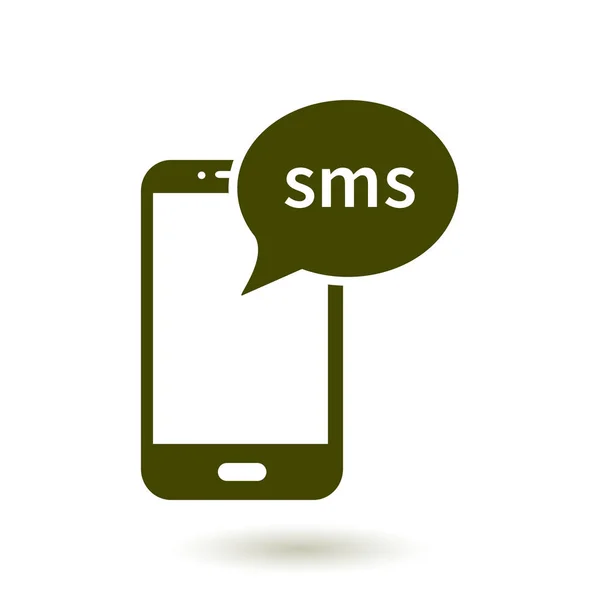 Smartphone Mail Sms Ícone Símbolo Sinal Correio Móvel —  Vetores de Stock