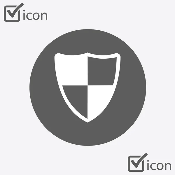 Icône Bouclier Concept Protection Logiciels Conçus Pour Détecter Détruire Les — Image vectorielle