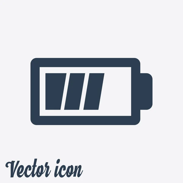 Icône Charge Batterie Illustration Vectorielle — Image vectorielle