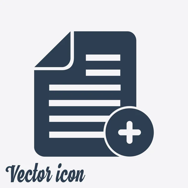 Document Avec Icône — Image vectorielle