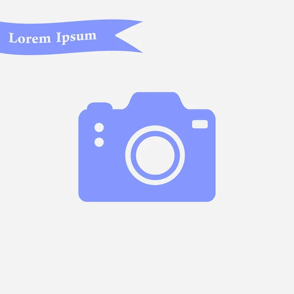 Фотокамера Фотоапарата Піктограма Знака Камери Dslr Цифрова Камера Стиль Плоского — стоковий вектор
