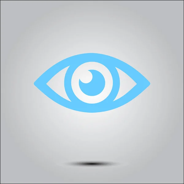 Eye Icon Flat Design Style — Stock Vector