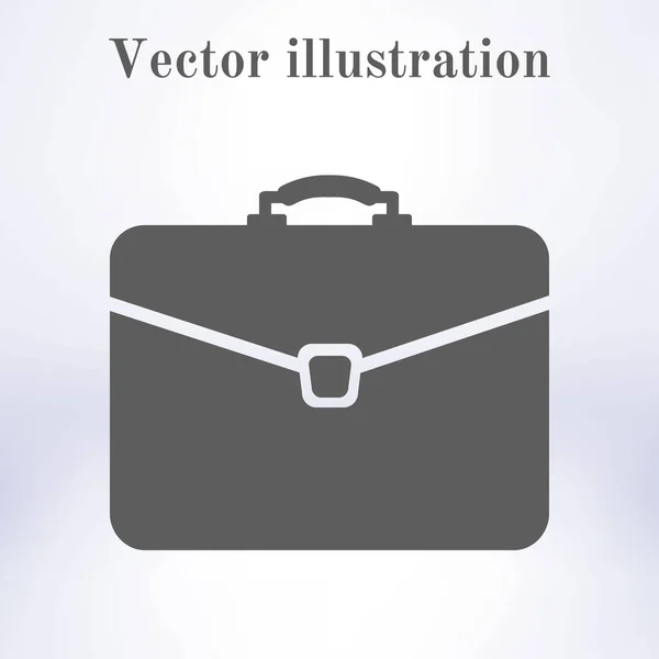 Значок Портфеля Векторная Иллюстрация Стиль Плоского Дизайна — стоковый вектор