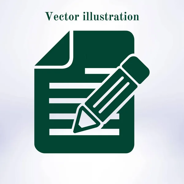 Dokumentum Tollikonnal — Stock Vector