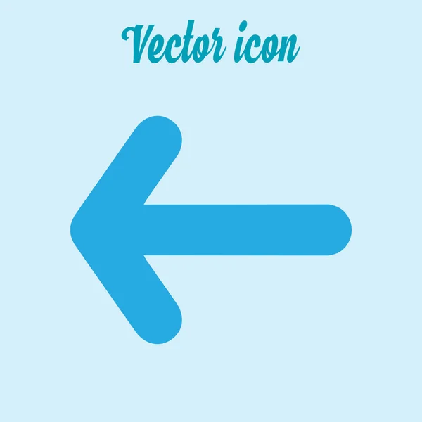 Icono Flecha Ilustración Vectorial — Vector de stock